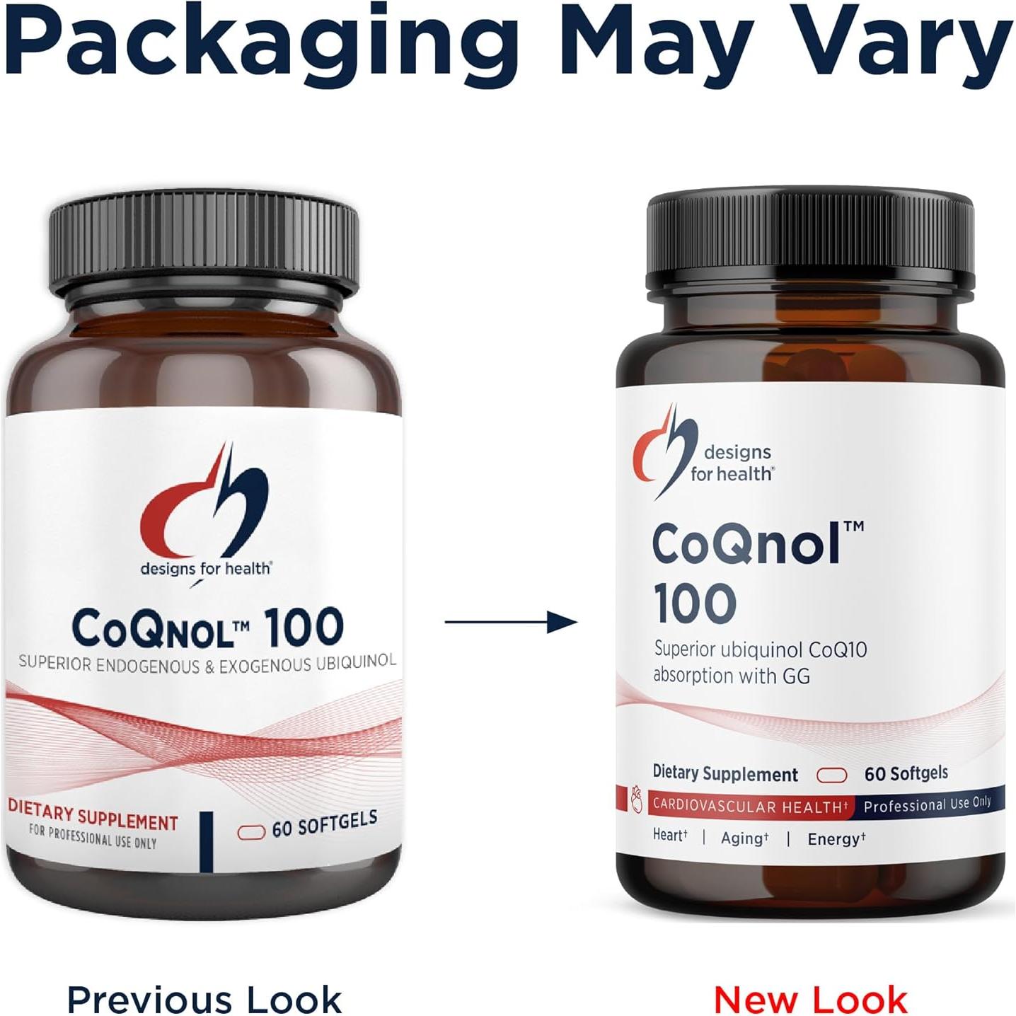 CoQnol 100mg Ubiquinol - Coenzima Q10 Alta Absorción 60 Gelatinas