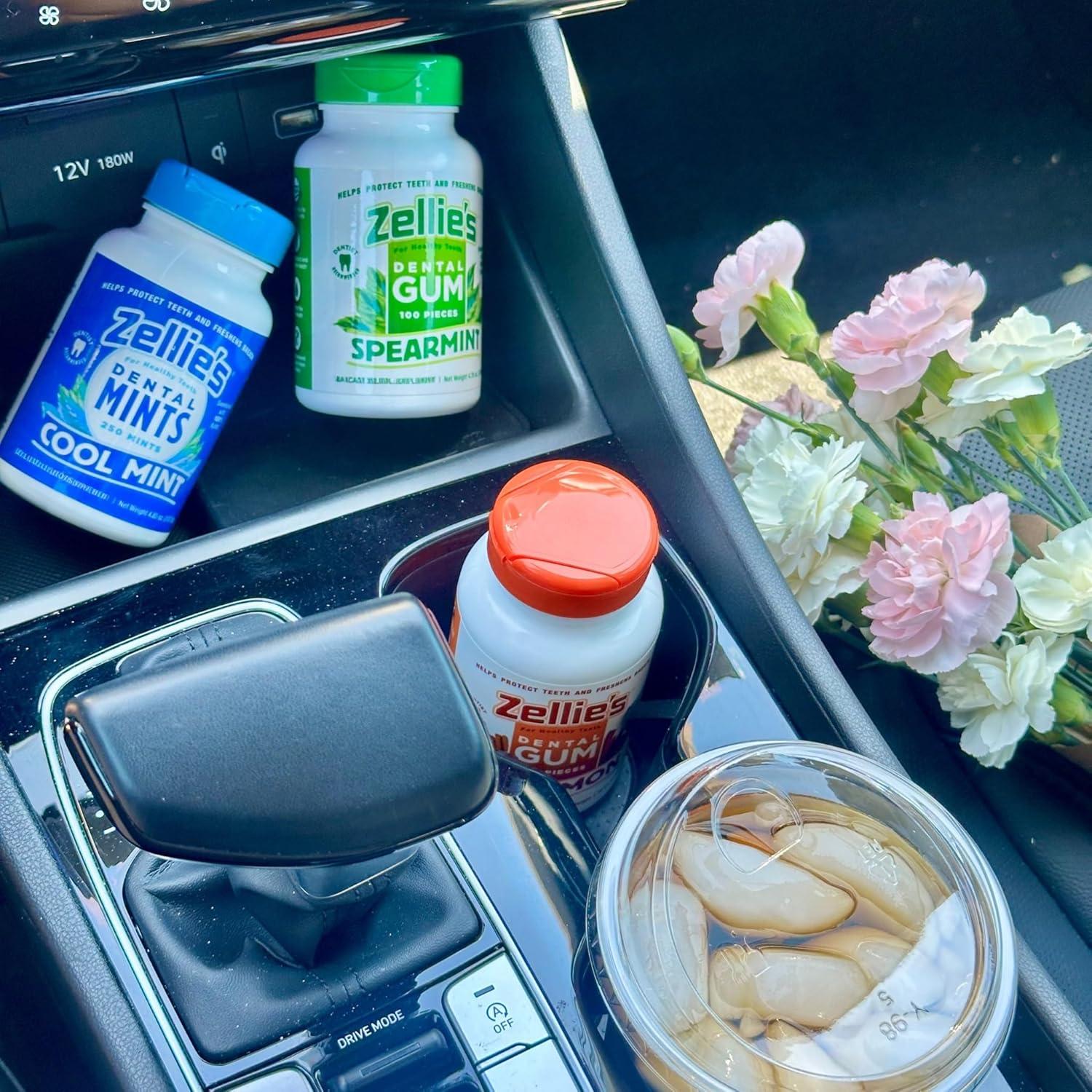 Chicle de Menta Zellie's 100% Xilitol Vegano 100 Unidades