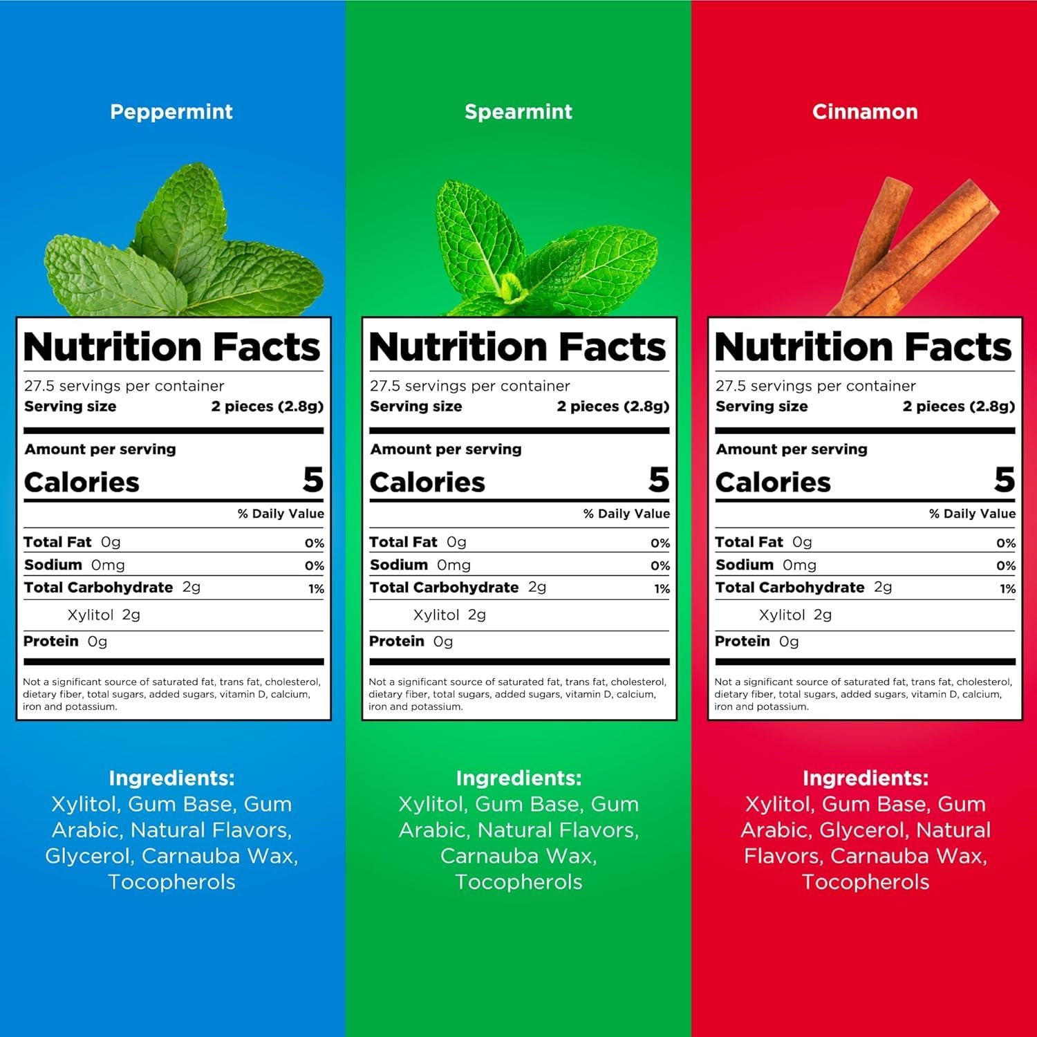 Chicle Sin Azúcar PUR | Variedad 55 Piezas | Sin Aspartame