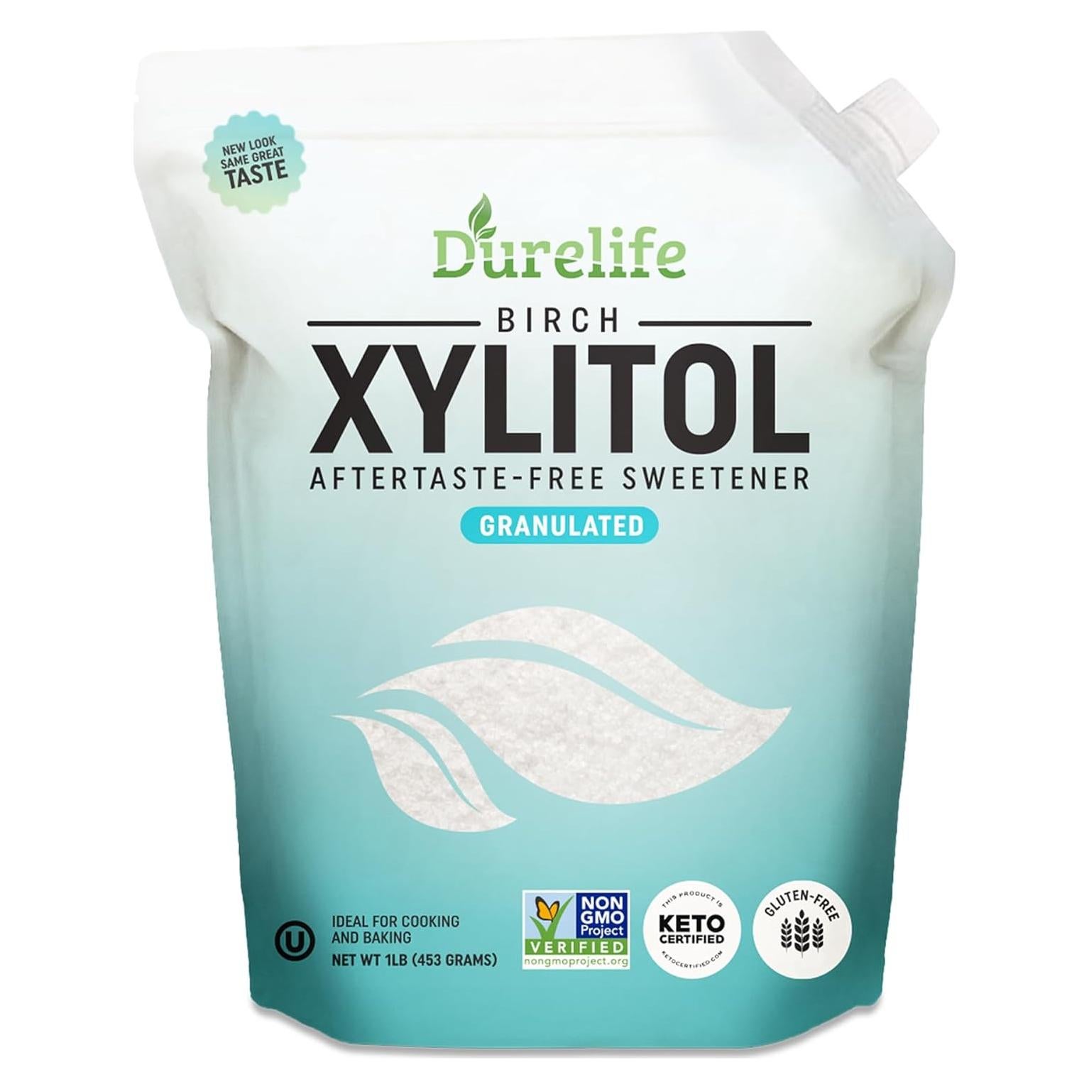 Sustituto de Azúcar DureLife Xilitol 453g 100% Puro Sin OGM