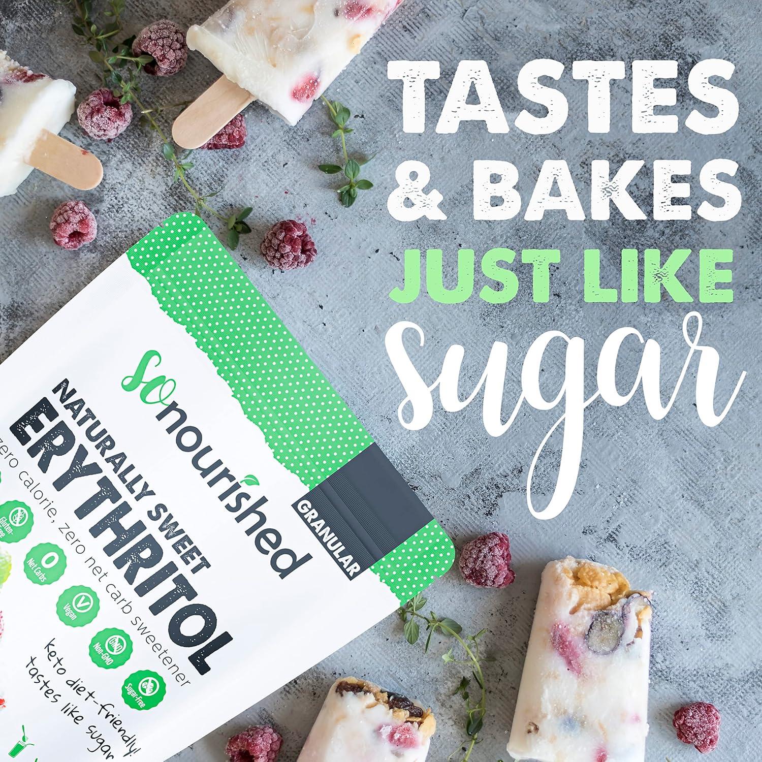 Sustituto de Azúcar Erythritol So Nourished 0 Calorías 0 Carbs