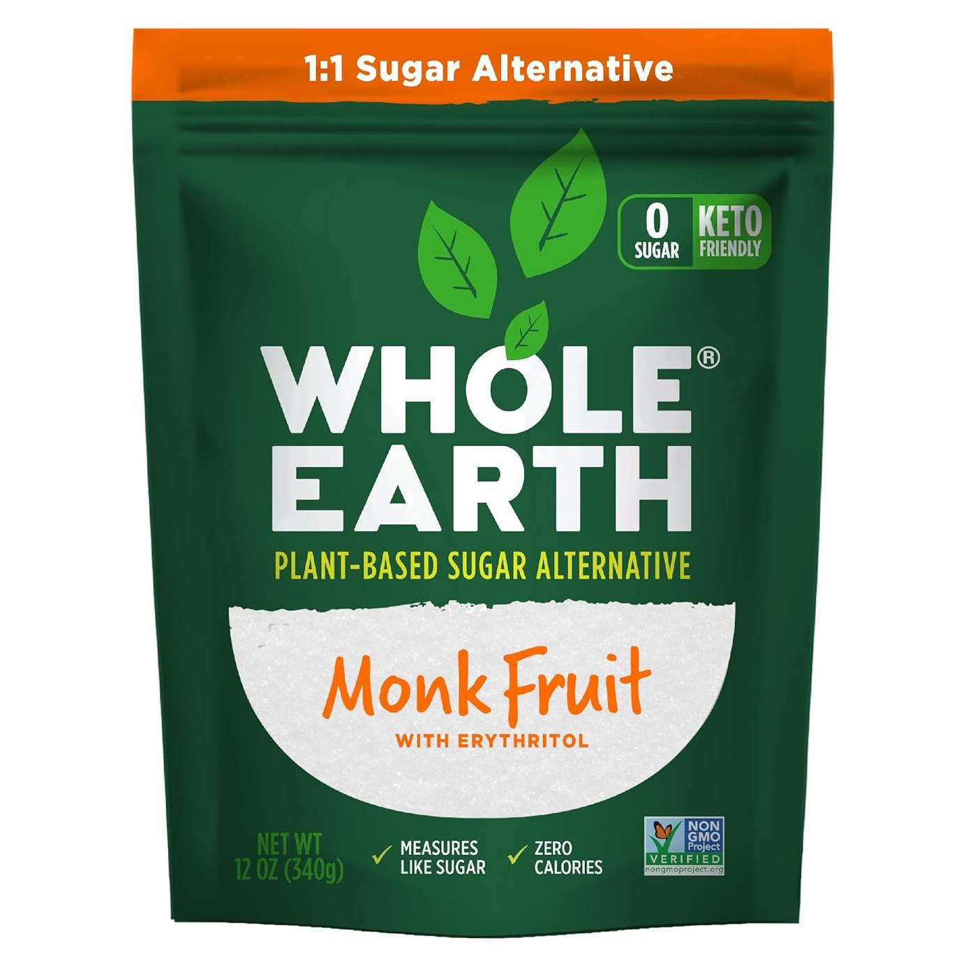 Edulcorante Whole Earth de Fruta del Monje y Eritritol 354ml