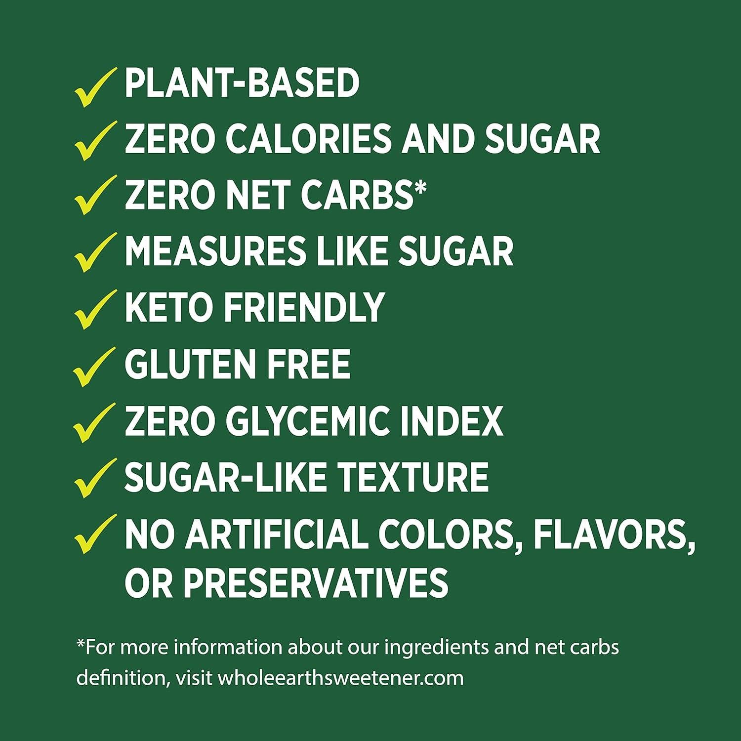 Edulcorante Whole Earth de Fruta del Monje y Eritritol 354ml