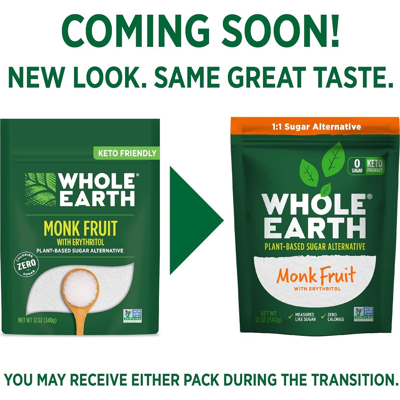 Edulcorante Whole Earth de Fruta del Monje y Eritritol 354ml