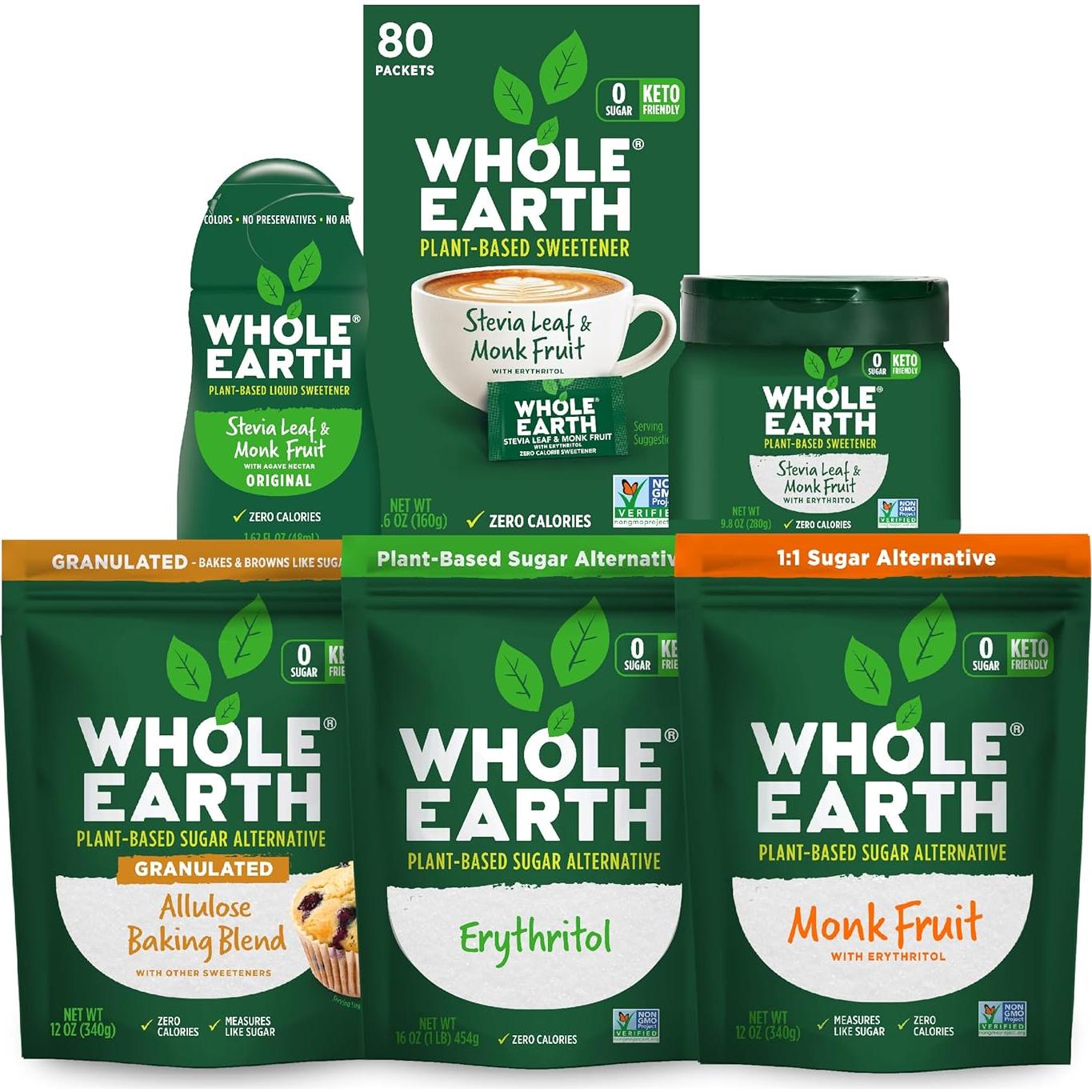 Edulcorante Whole Earth de Fruta del Monje y Eritritol 354ml