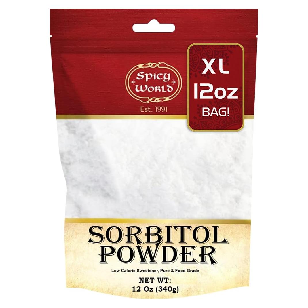 Polvo de Sorbitol 340g Spicy World - Edulcorante Bajo en Calorías