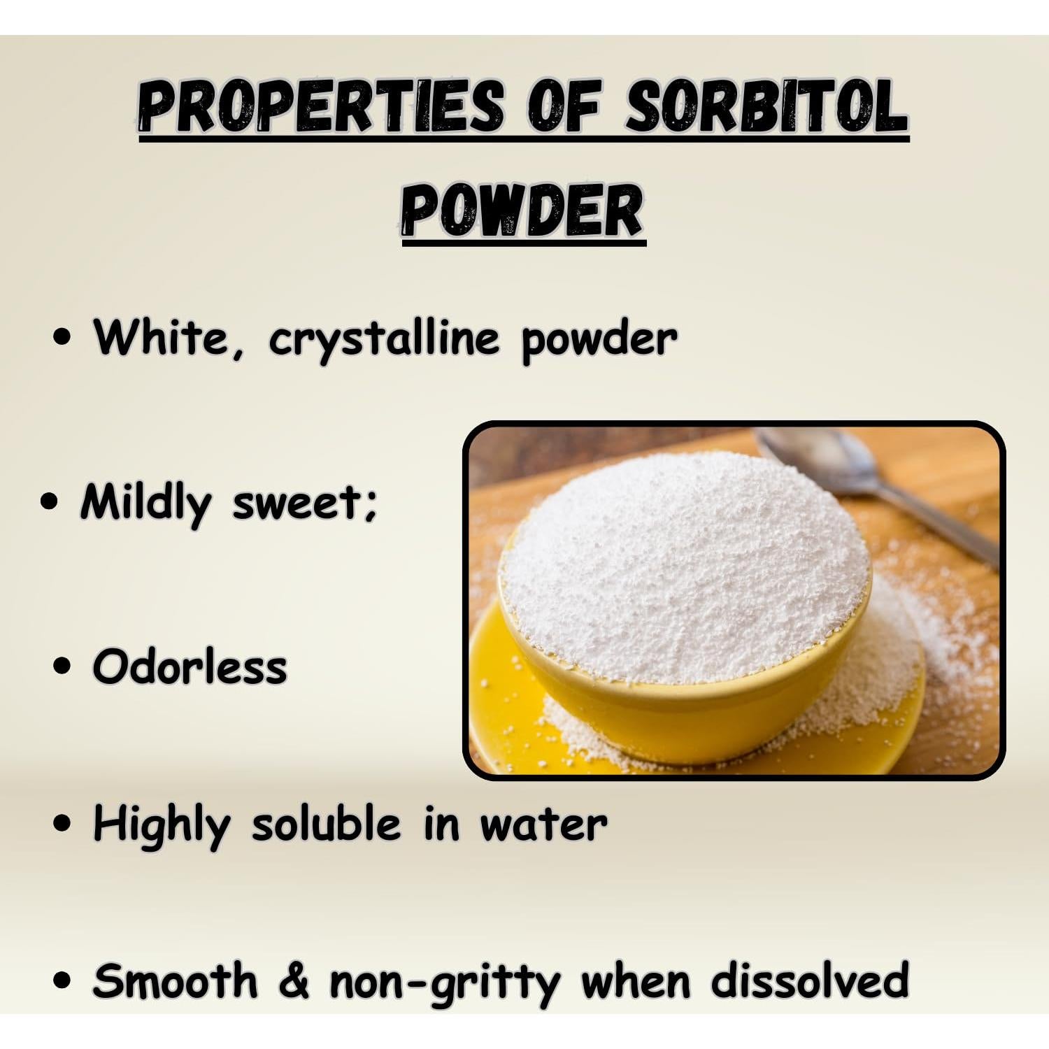 Polvo de Sorbitol 907g Essencea | Edulcorante Sin Azúcar