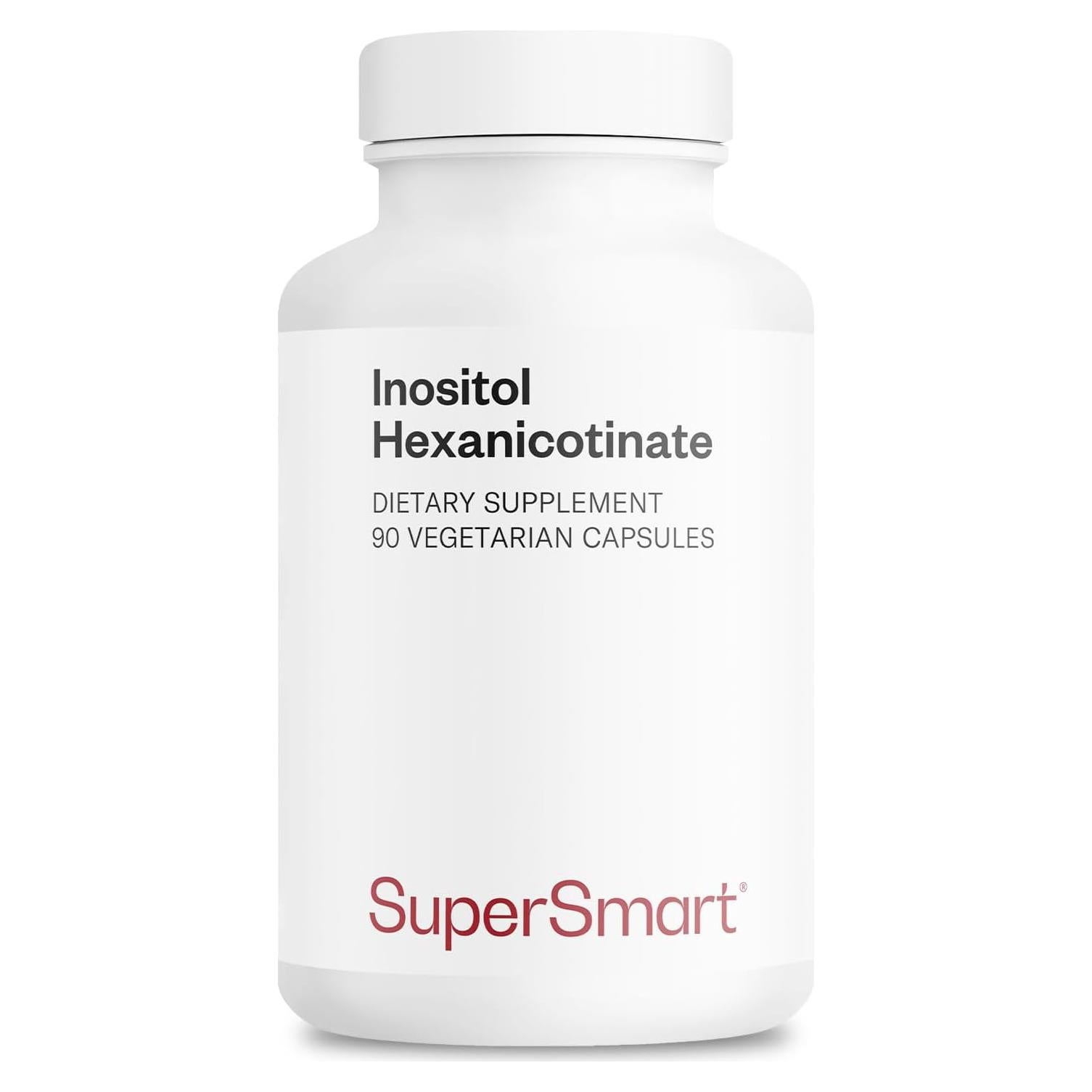 Suplemento de Niacina Sin Enrojecimiento Supersmart 90 Cápsulas