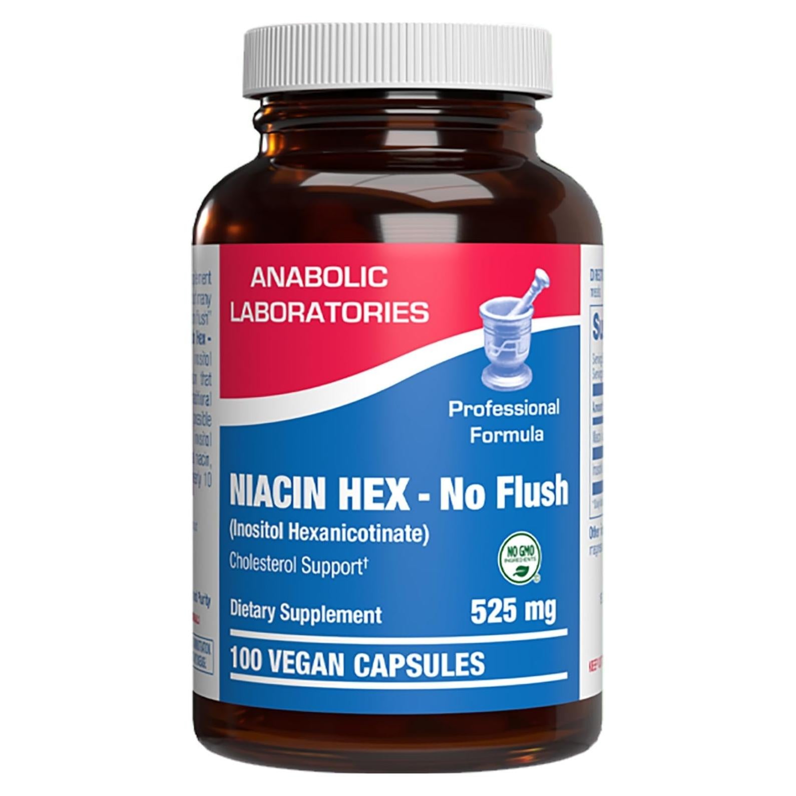 Vitamina B3 Niacina Sin Enrojecimiento Anabolic Labs 100 Porciones