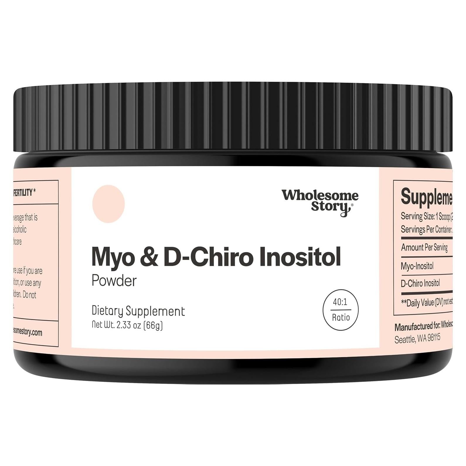 Suplemento en polvo Myo-Inositol y D-Chiro 66.2g - Wholesome Story