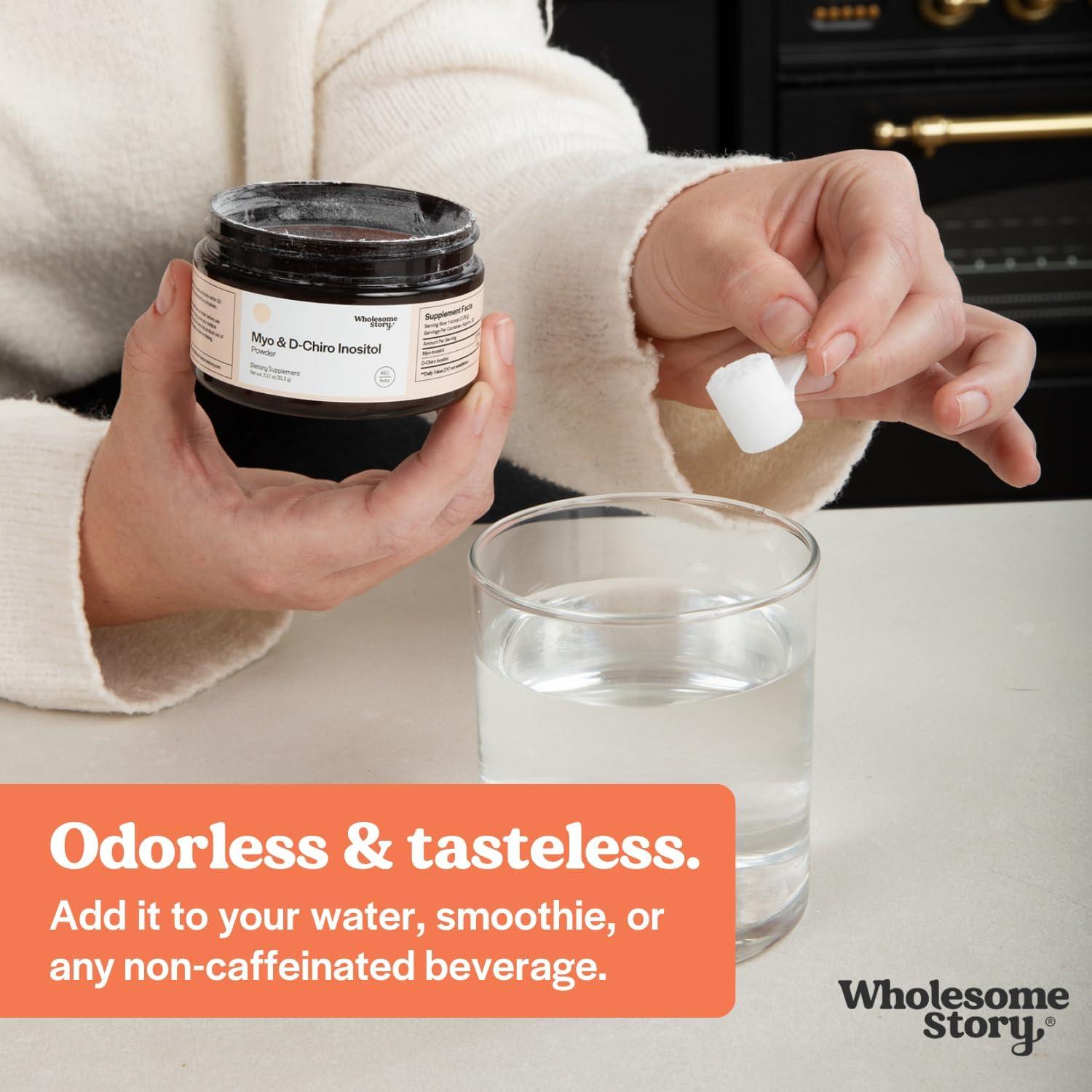 Suplemento en polvo Myo-Inositol y D-Chiro 66.2g - Wholesome Story