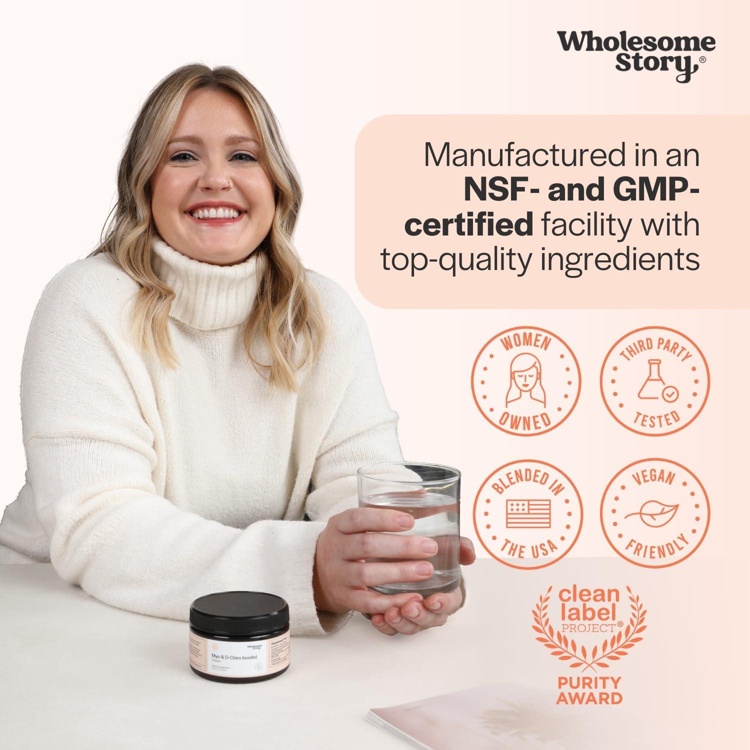 Suplemento en polvo Myo-Inositol y D-Chiro 66.2g - Wholesome Story