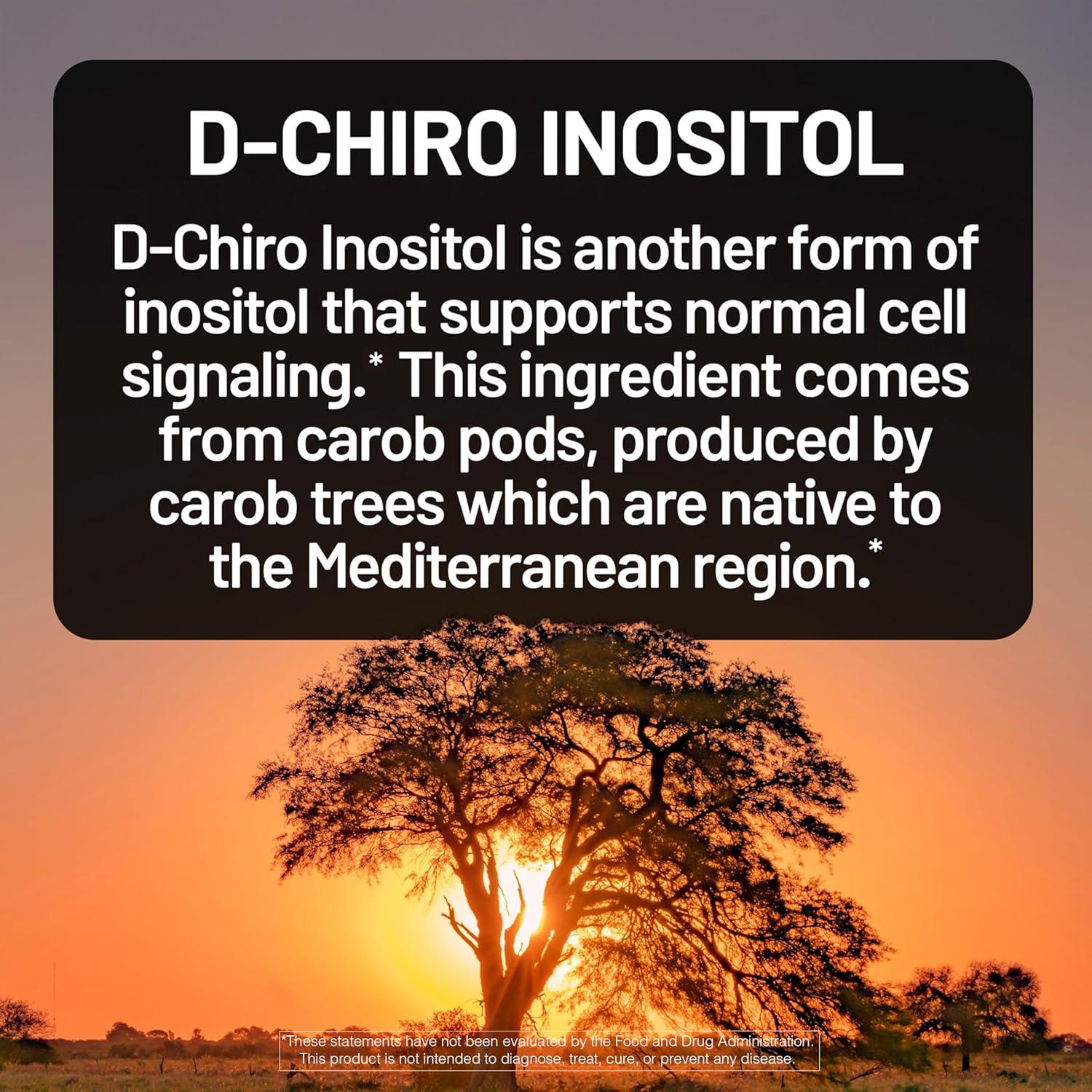 Suplemento de Myo-Inositol y D-Chiro Inositol NatureWise 2000mg