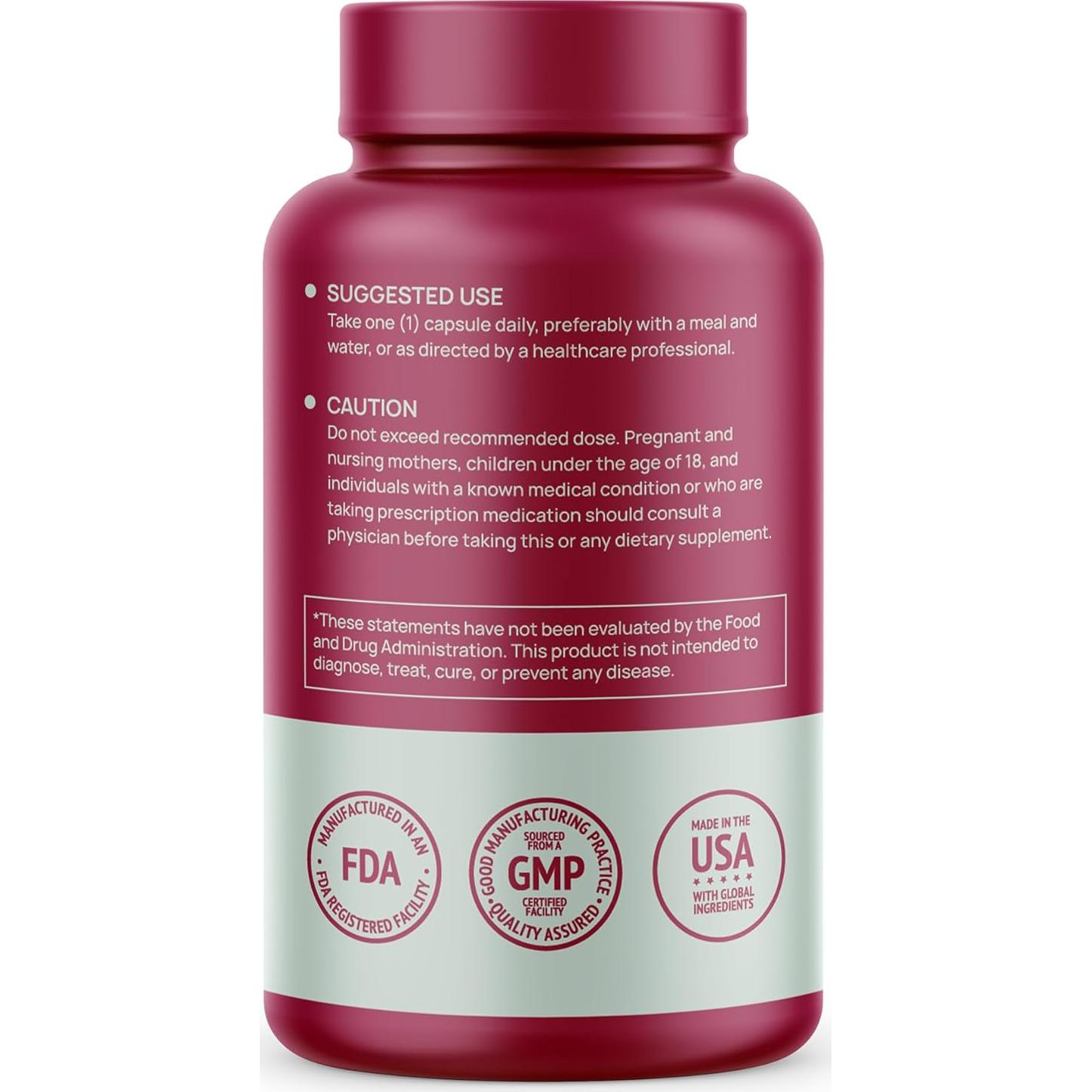 Ácido R-Lipoico 300mg HMS Nutrition - Antioxidante Vegano 60 Cápsulas