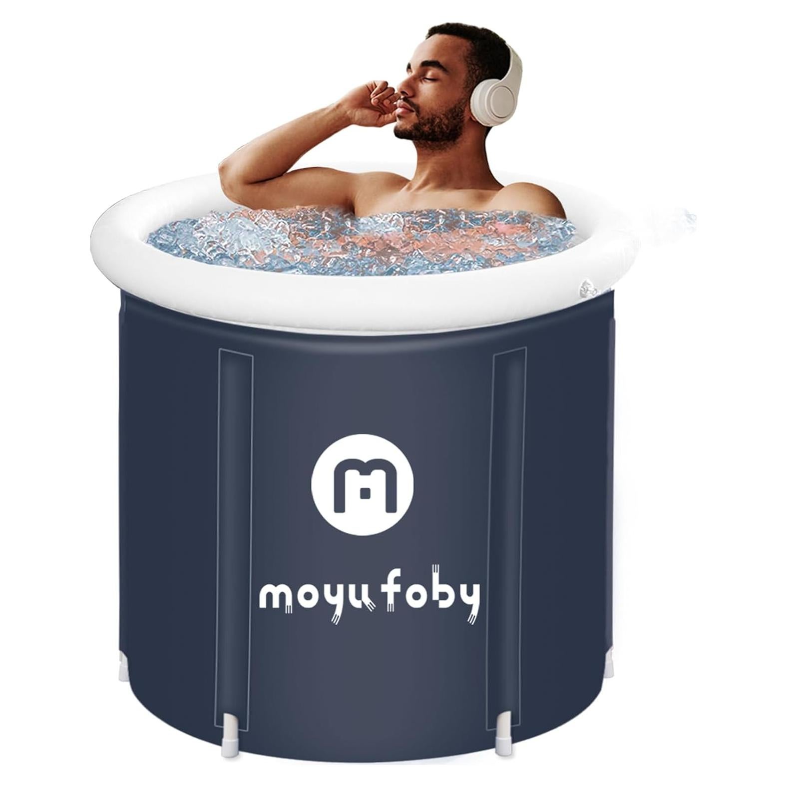 Tina de Baño de Hielo Moyufoby Plegable 74.93 cm Azul