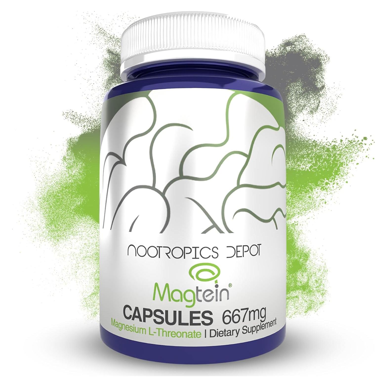 Cápsulas de Magnesio L-Treonato Nootropics Depot 90 Unidades