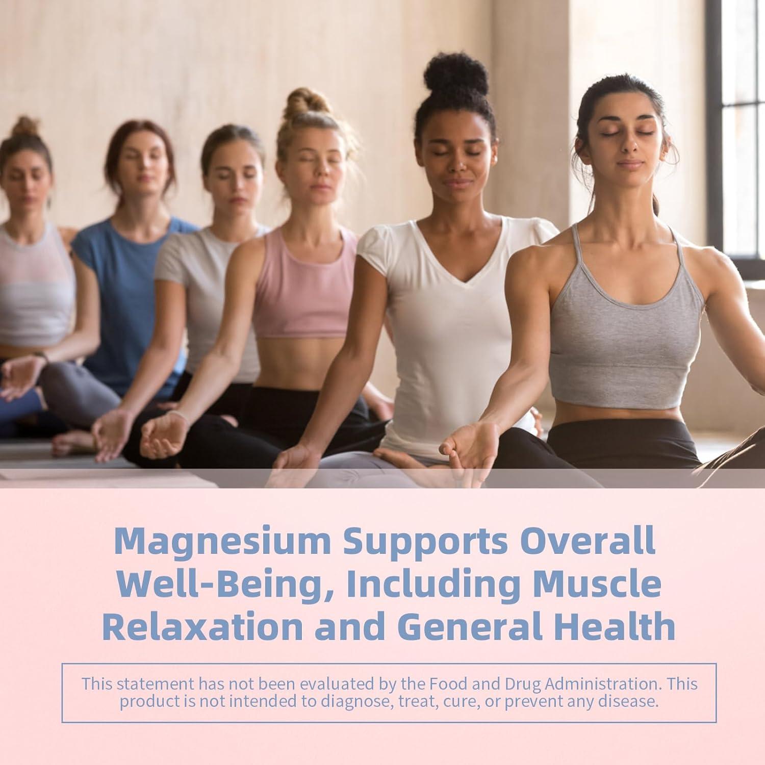 Suplemento de Magnesio Quelado Lukaree 500mg 120 Cápsulas Veganas