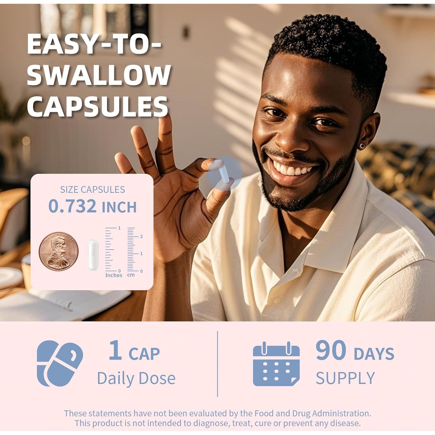 Suplemento de Magnesio Quelado Lukaree 500mg 120 Cápsulas Veganas