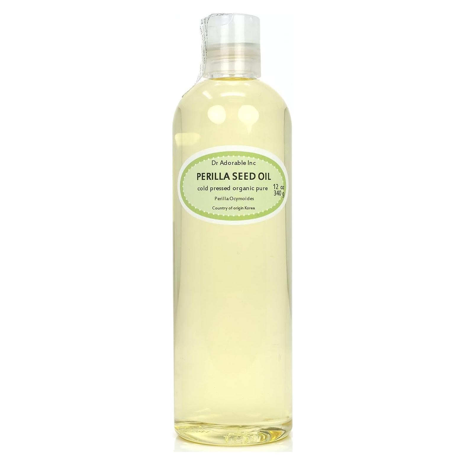 Aceite de Semilla de Perilla Dr Adorable 340g Orgánico Prensado en Frío