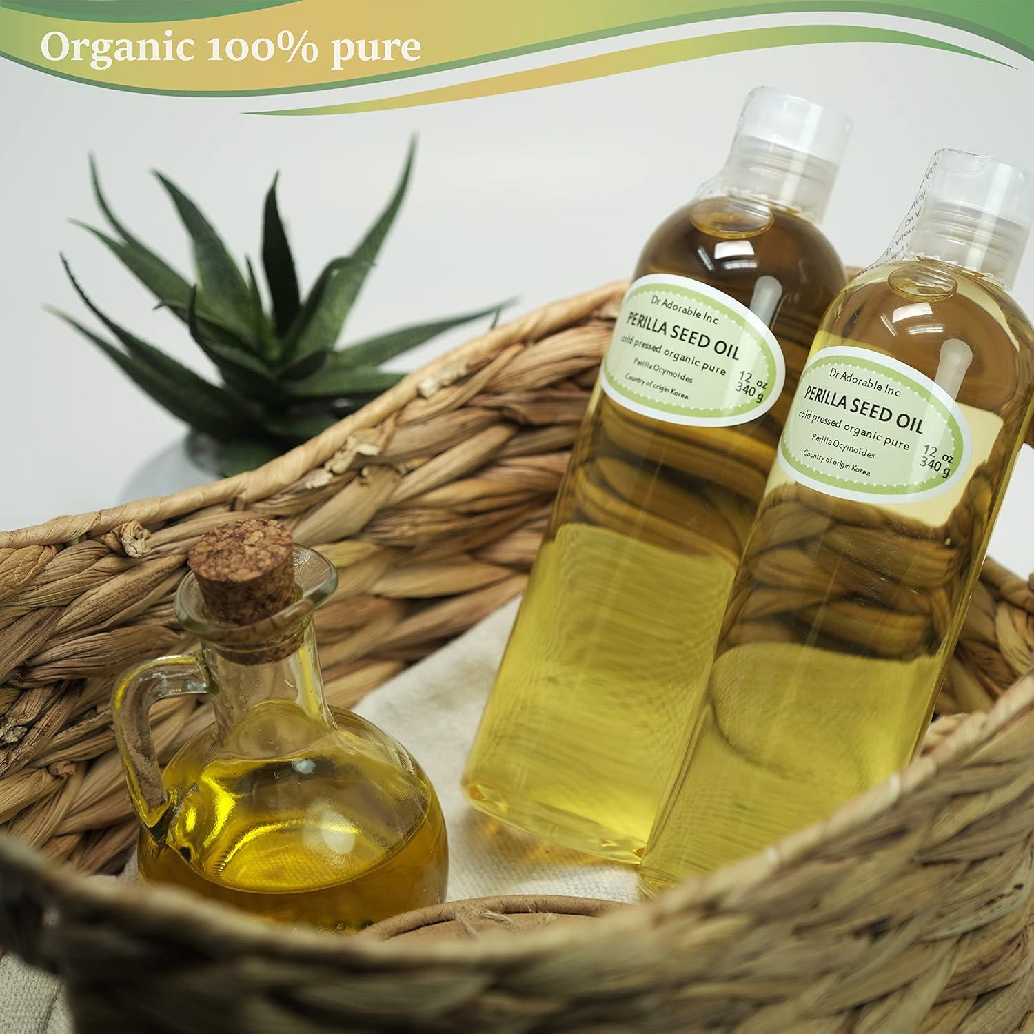 Aceite de Semilla de Perilla Dr Adorable 710 ml Orgánico Prensado en Frío