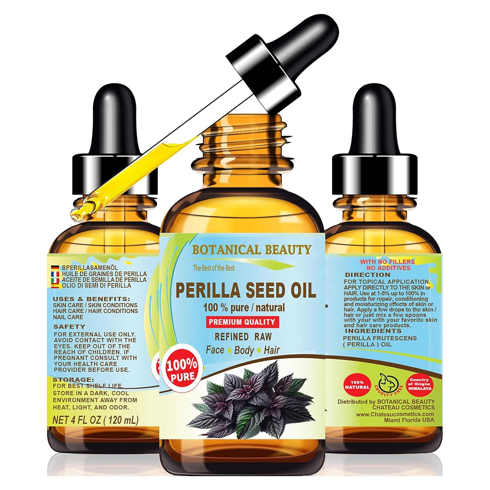 Aceite de Semilla de Perilla 100% Puro Botanical Beauty 120ml