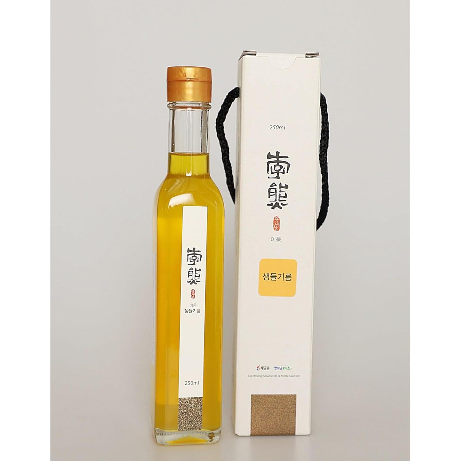 Aceite de Perilla 100% Crudo Lee Woong Food 250ml Coreano