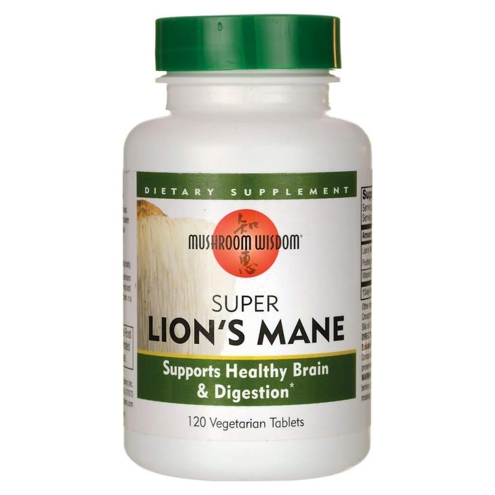 Tabletas Vegetarianas Super Melena de León Maitake - 120 Unidades