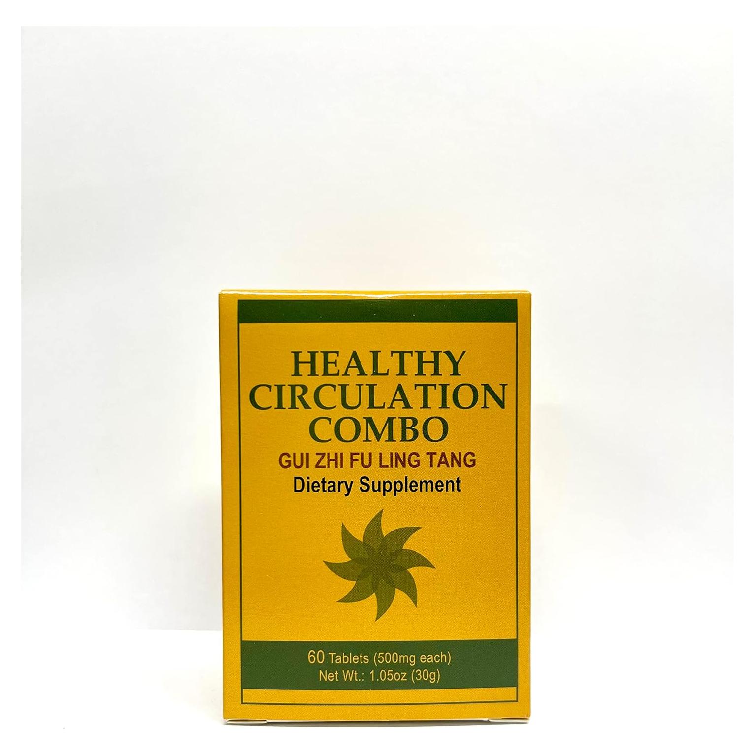 Suplemento Herbal Lao Wei Circulación Saludable 60 Tabletas 500mg