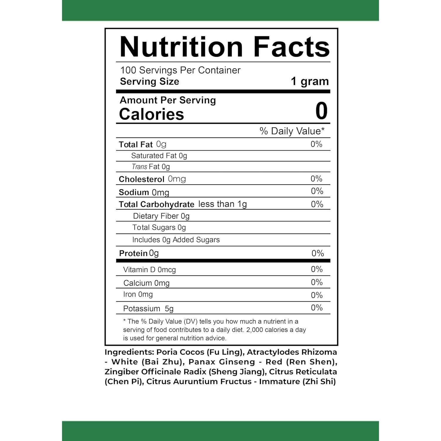 Decocción de Poria Salud Herbal 100g - Fortalece Estómago