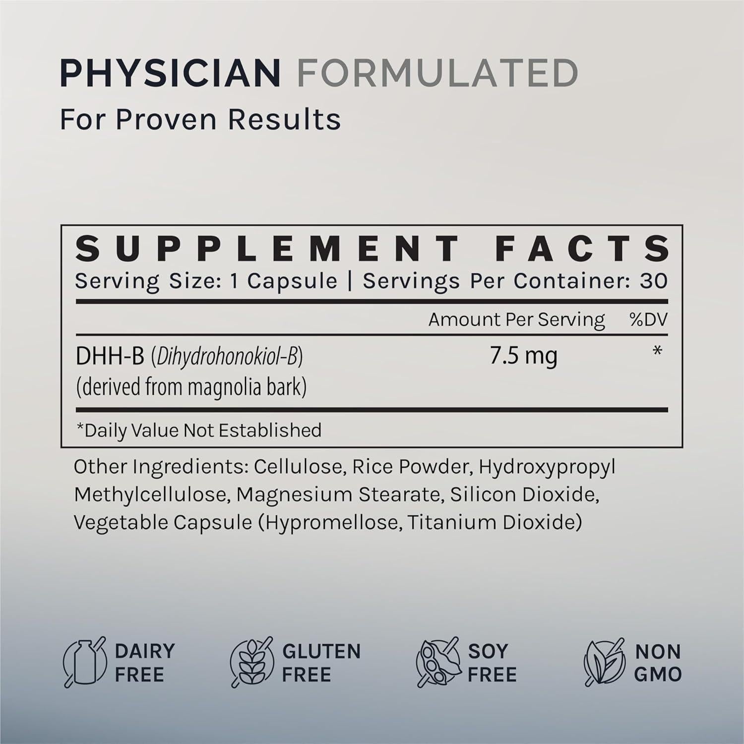 Suplemento InfiniWell DHH-B 30 Cápsulas - Relajación y Sueño REM