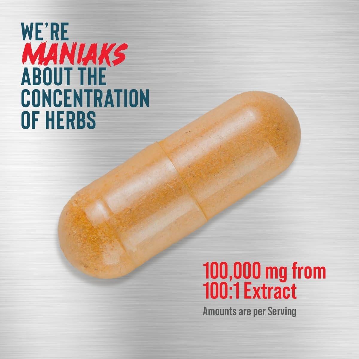 Cápsulas de Longjack Tongkat Ali VitaMANIAK 1000mg 60 unidades