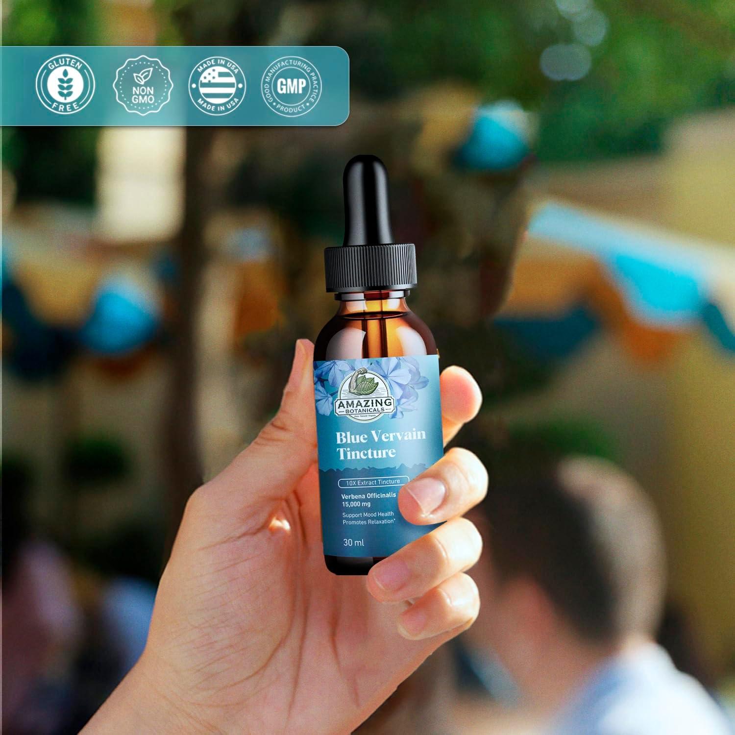 Tintura de Vervain Azul Amazing Botanicals 30ml - Extracto Herbal