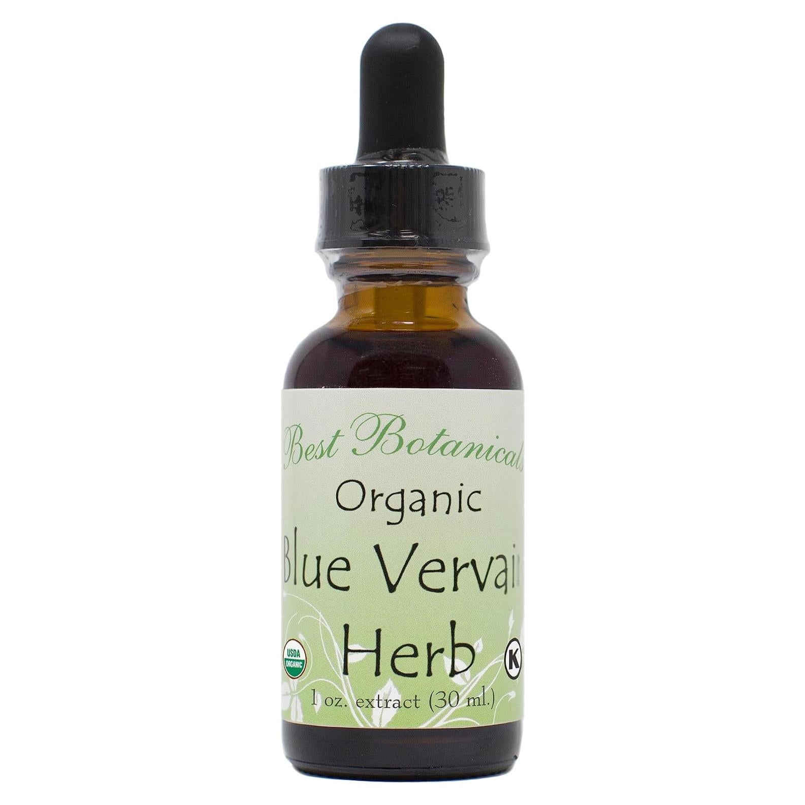 Extracto de Hierba de Vervain Azul Orgánico 29.57 ml - Mejores Botánicos