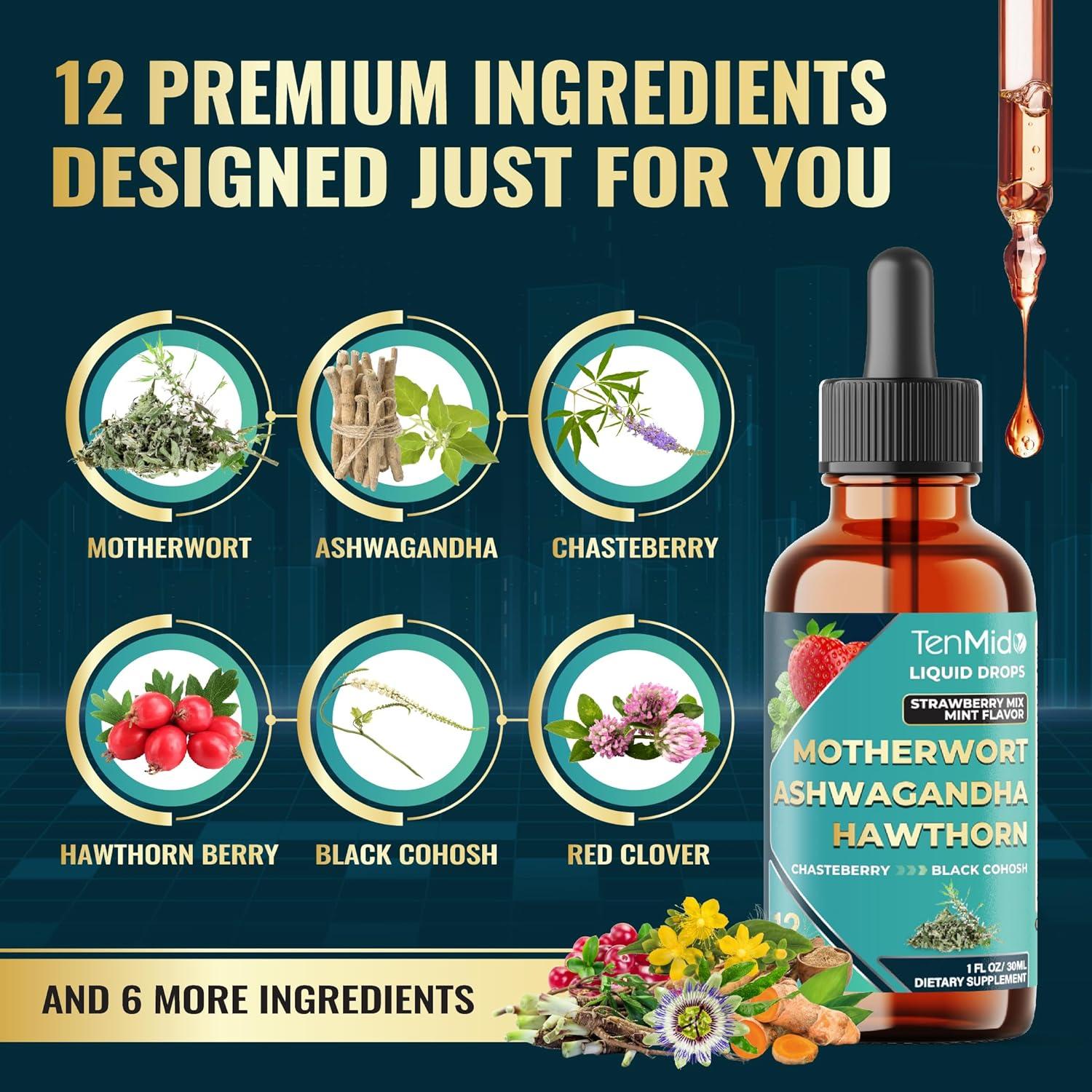 Tintura Madre Selva 12 en 1 Tenmido 30ml - Extracto Herbal