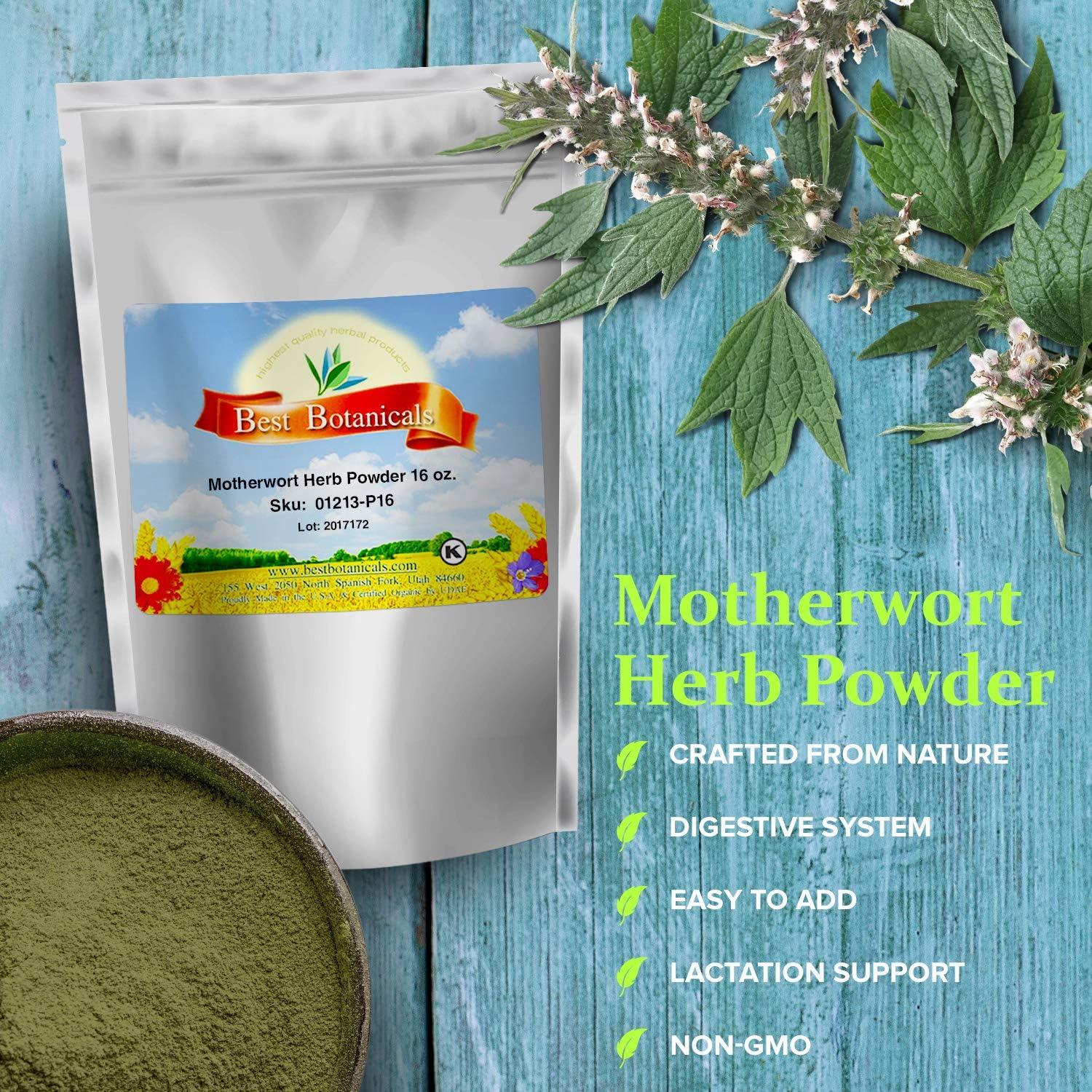 Polvo de Hierba Motherwort 454 g Mejor Botánicos