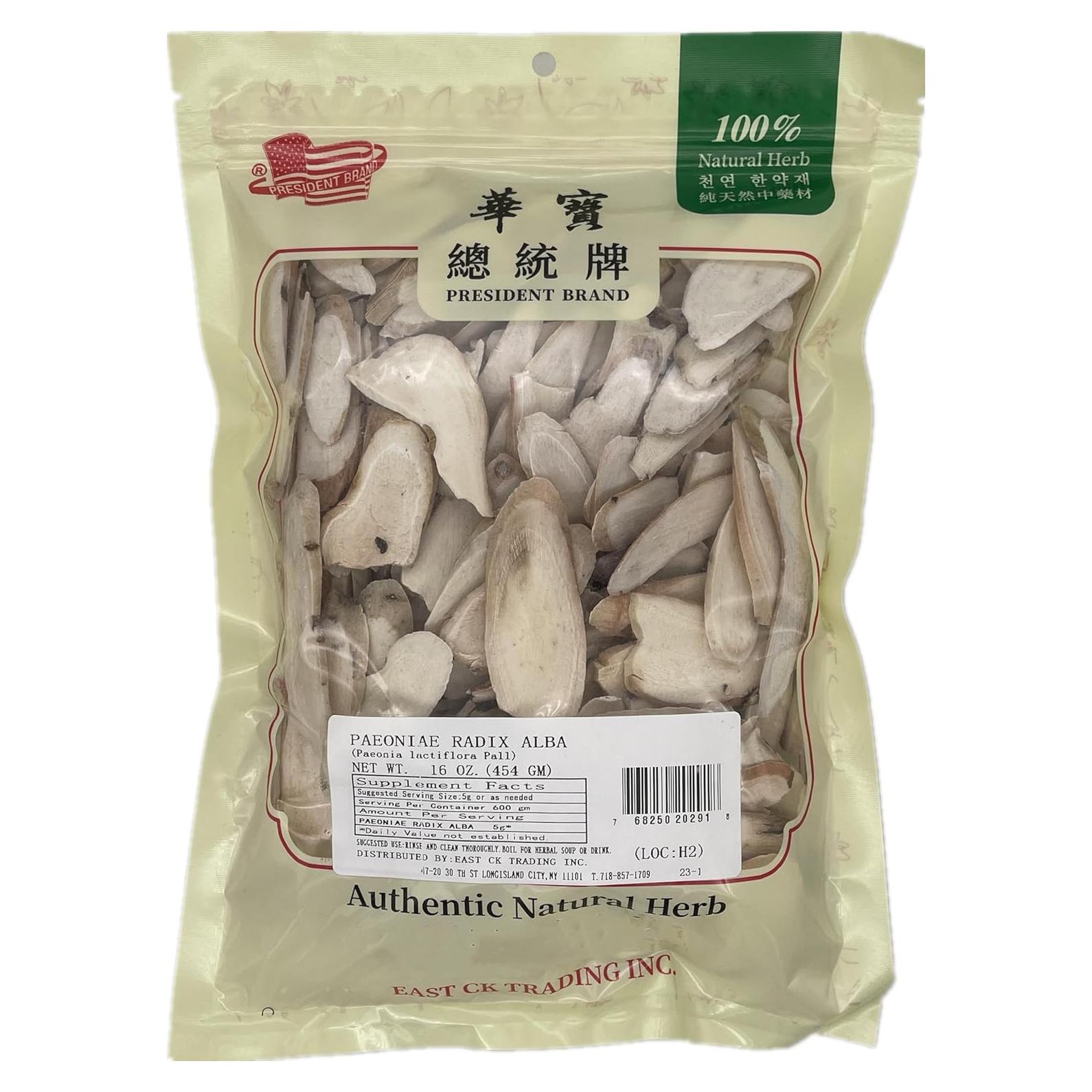 Raíz de Peonía Bai Shao 453.6g - Hierba China