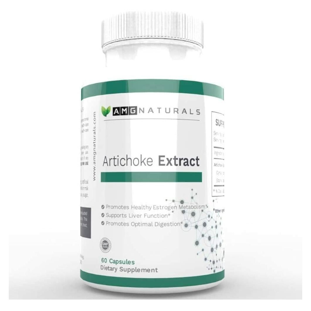 Cápsulas de Extracto de Alcachofa AMG Naturals 60 Unidades