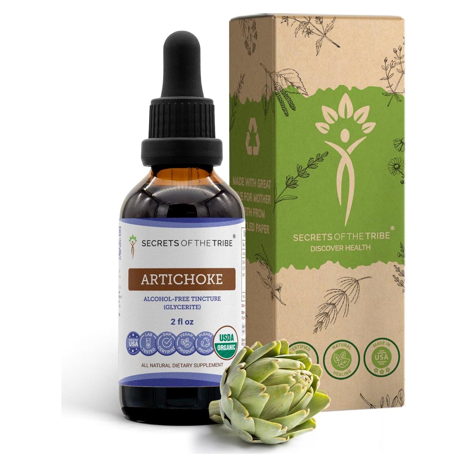 Extracto de Alcachofa Orgánica USDA 59.15 ml - Secretos de la Tribu