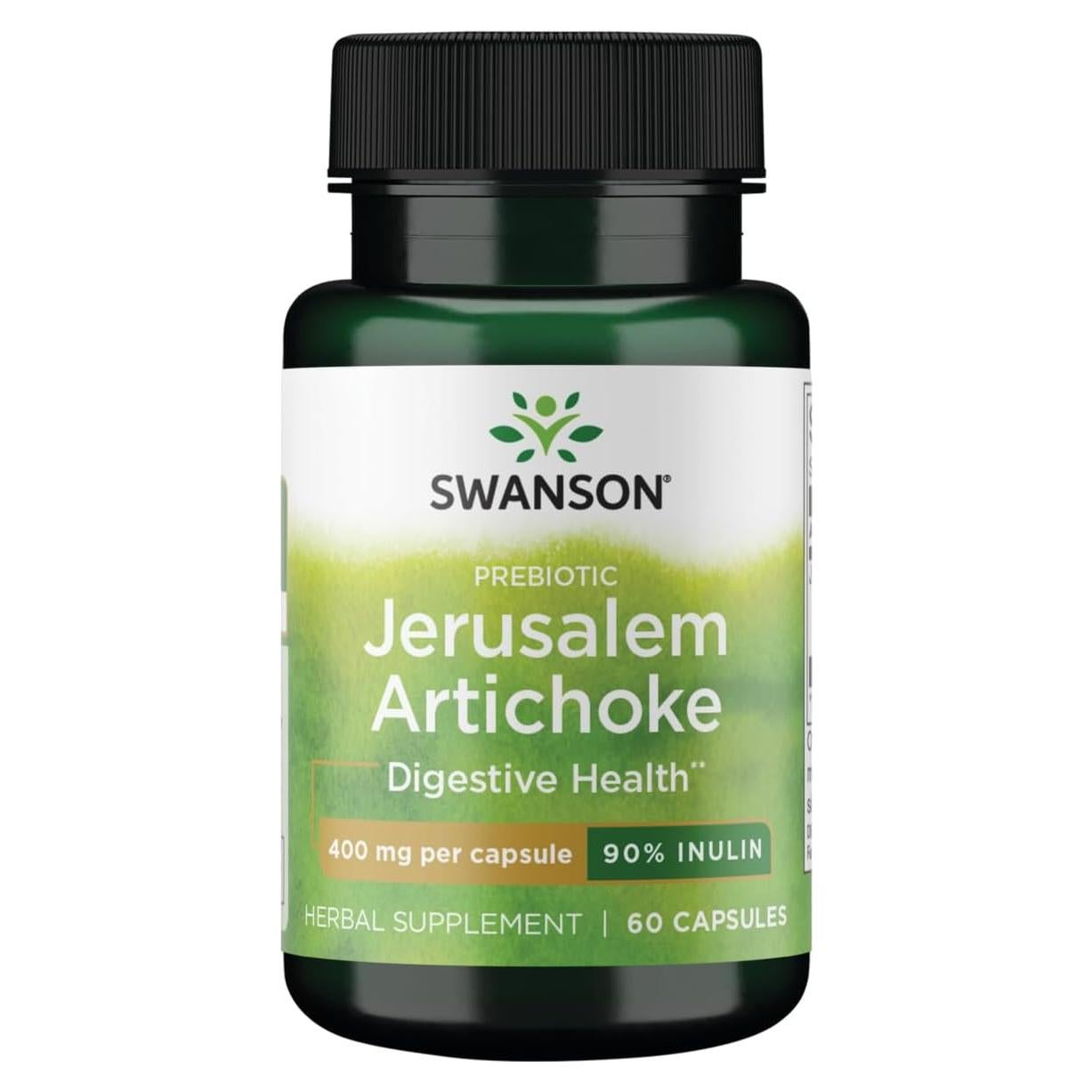 Cápsulas de Alcachofa de Jerusalén Swanson 400 mg 60 Unidades