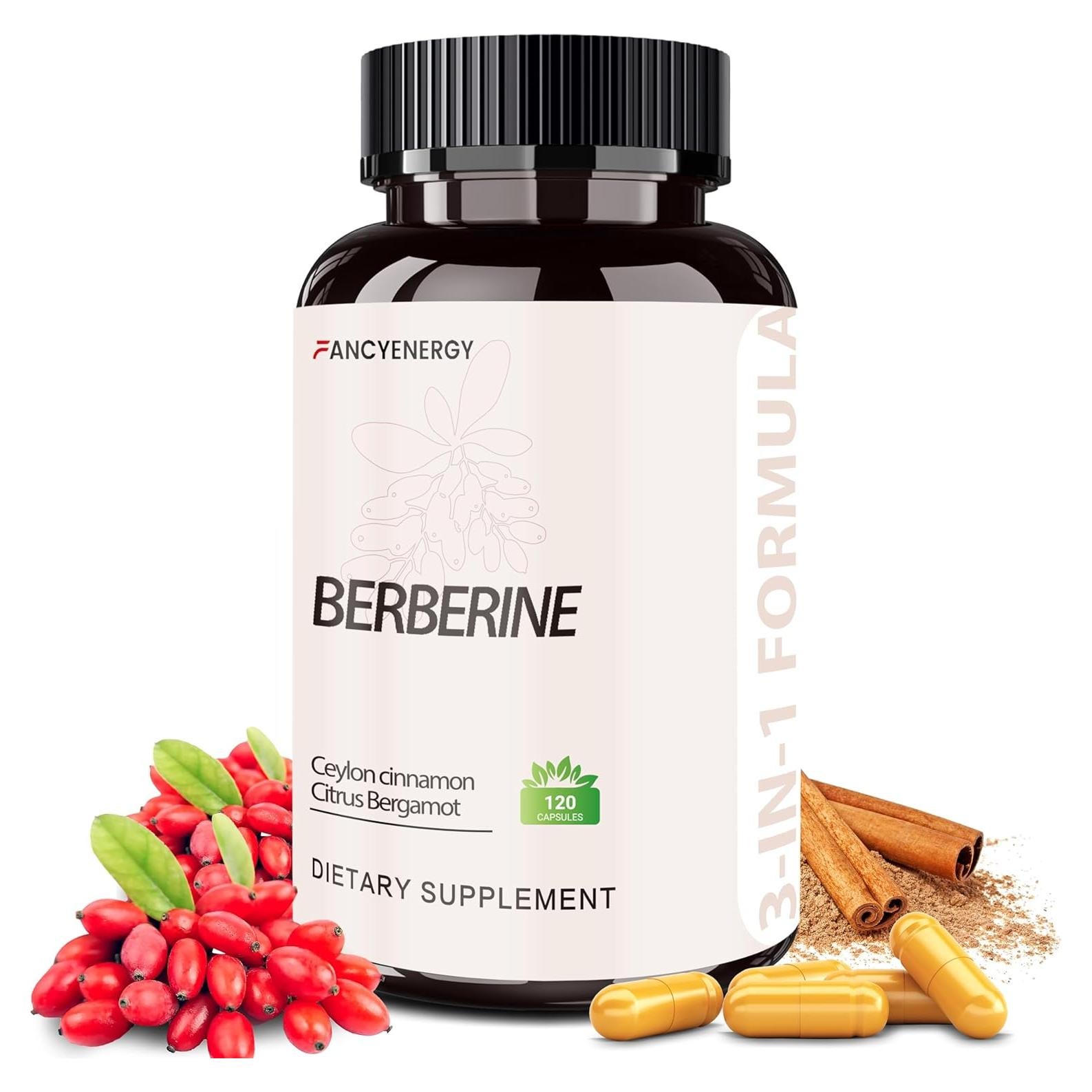 Suplemento de Berberina con Canela de Ceilán - 120 Cápsulas Veganas