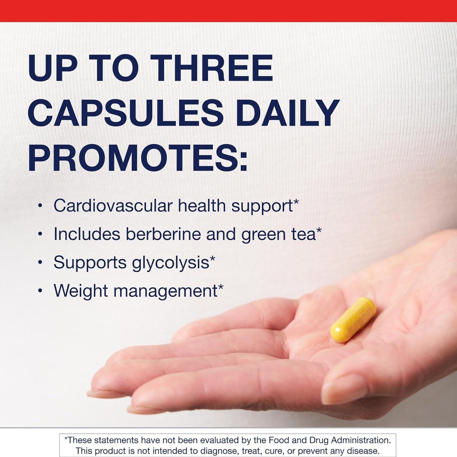 Suplemento Berberina GT Metagenics 500 mg - Salud Cardiovascular