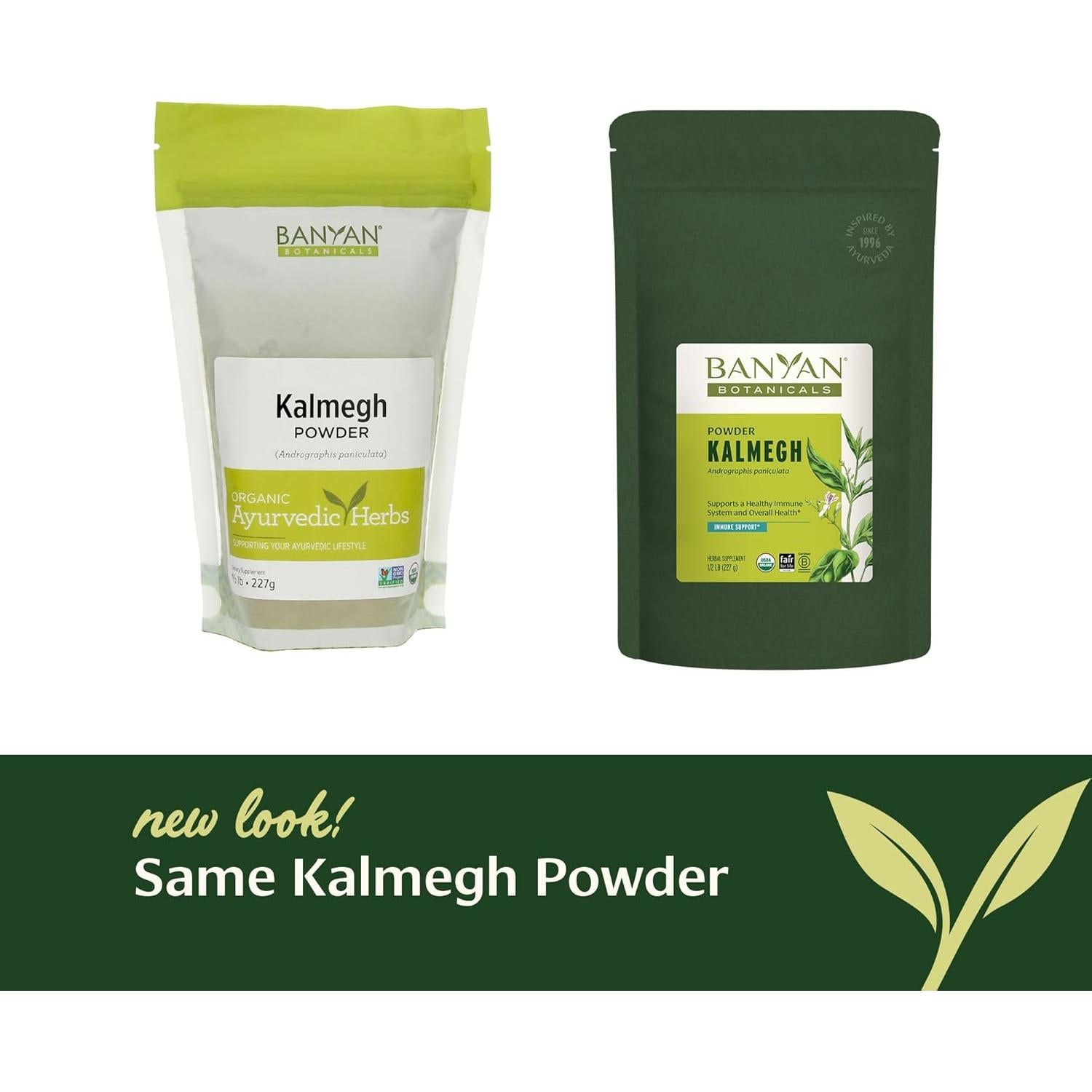 Polvo de Kalmegh Orgánico Banyan Botanicals 227g - Suplemento Ayurvédico