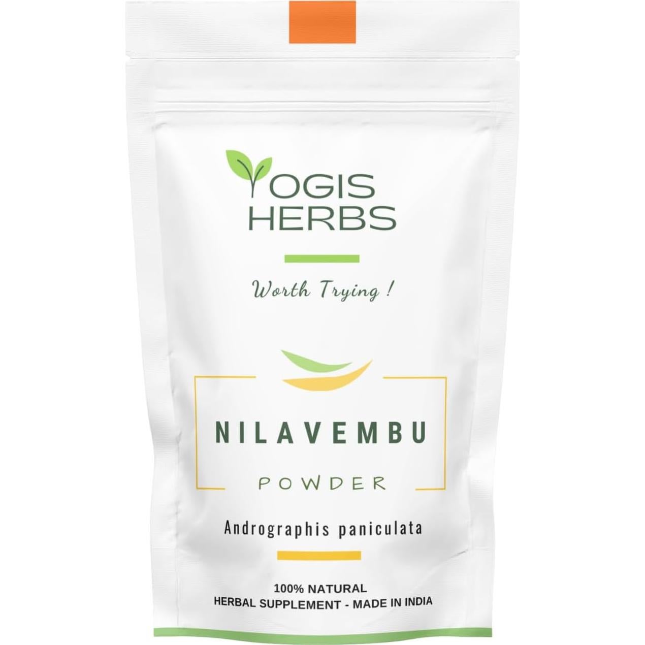 Polvo de Nilavembu YOGIS HERBS 226.8 g - Suplemento Herbal Natural
