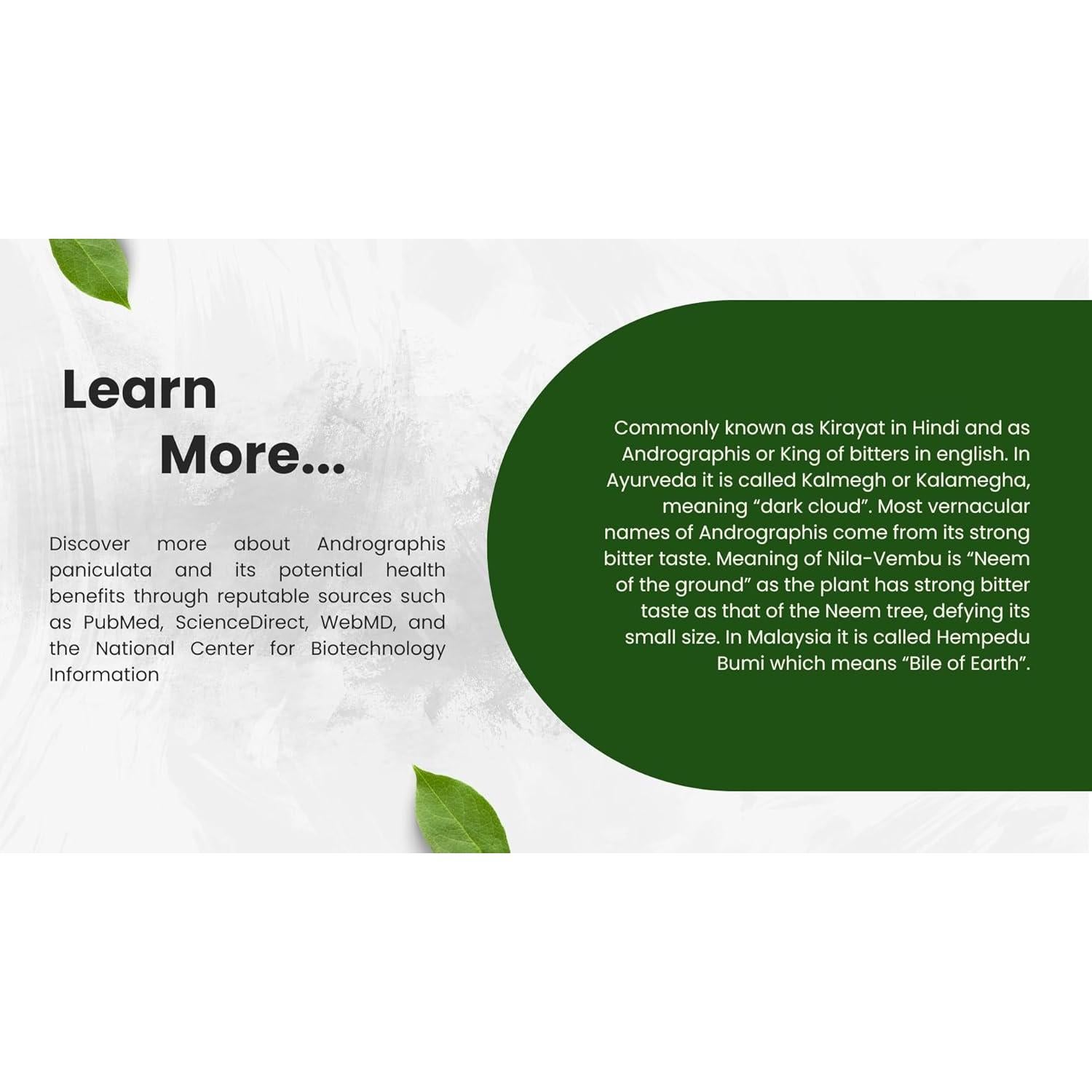 Polvo de Nilavembu YOGIS HERBS 226.8 g - Suplemento Herbal Natural