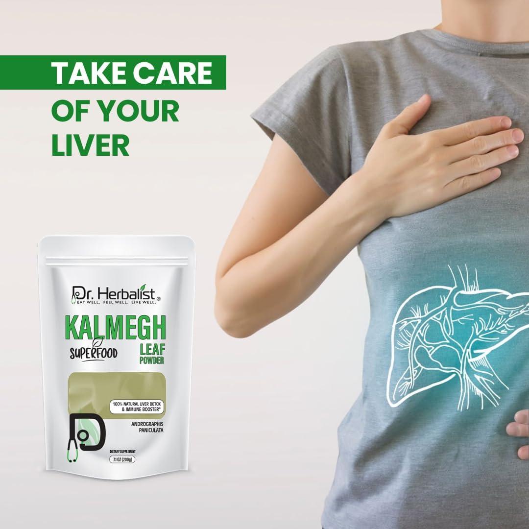 Polvo de Kalmegh 200g Dr. Herbalista - Suplemento Inmunológico
