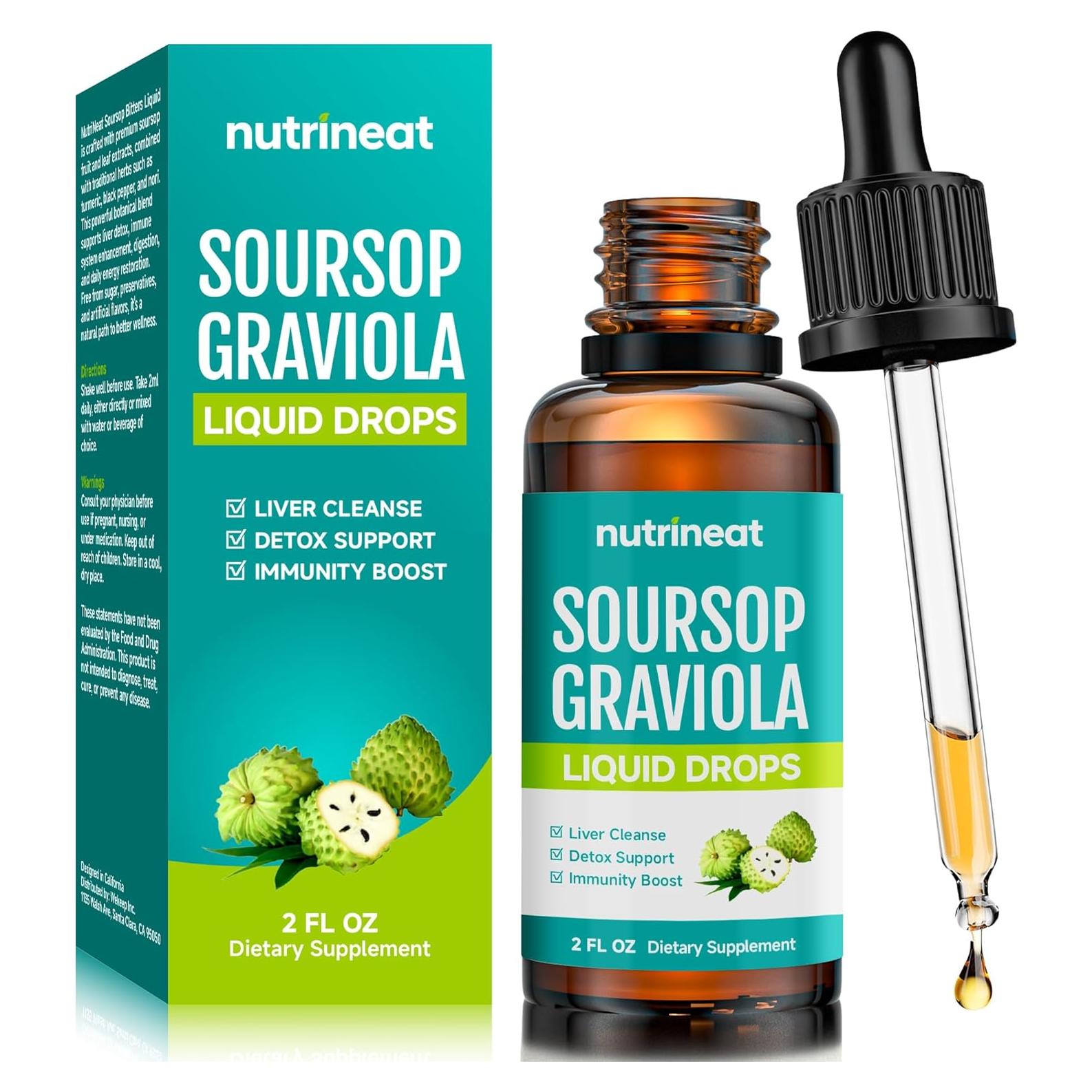 Extracto de Graviola en Gotas Amargas NutriNeat 60ml