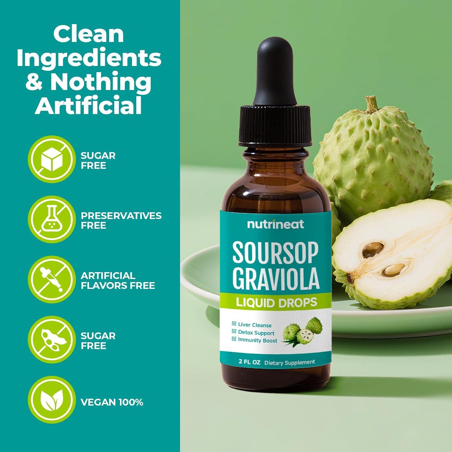 Extracto de Graviola en Gotas Amargas NutriNeat 60ml