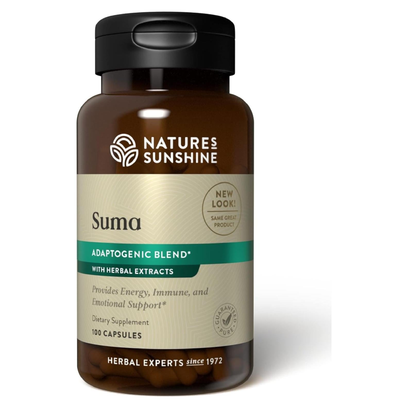 Suplemento Energético Nature's Sunshine Suma 100 Cápsulas