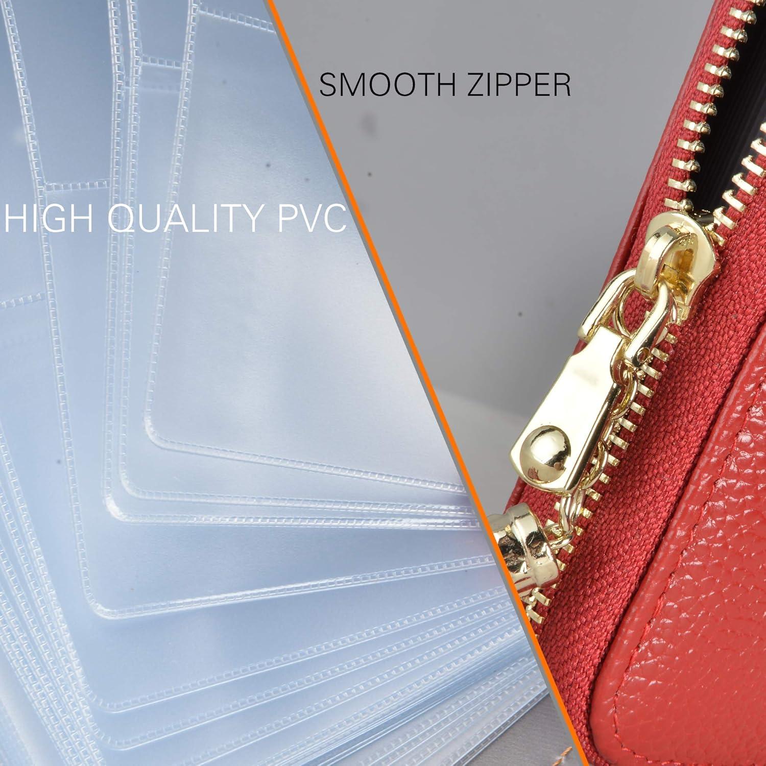 Cartera Easyoulife de Cuero con Bloqueo RFID para Mujeres