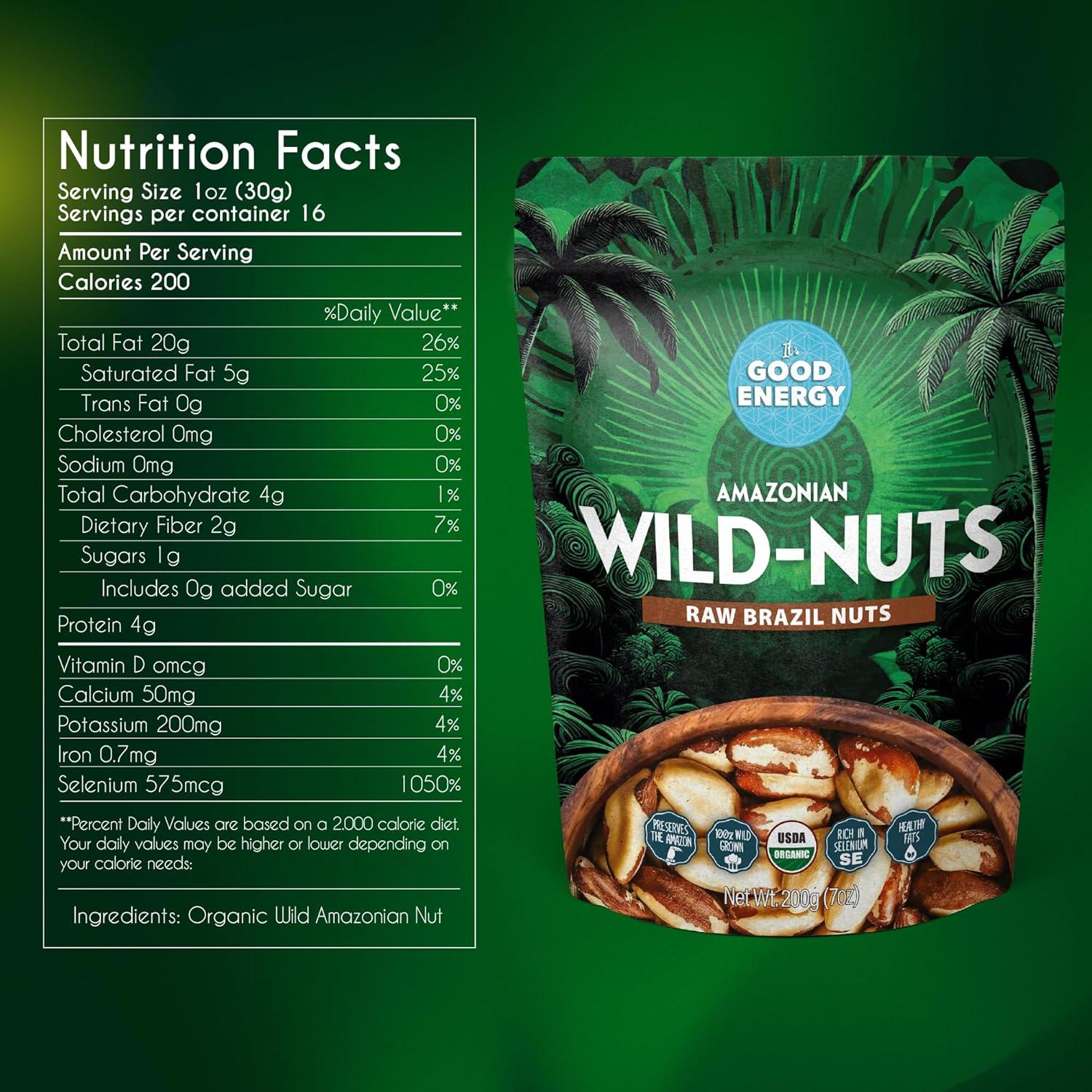 Nueces de Brasil Orgánicas OA FOODS 198g - Snack Natural Saludable